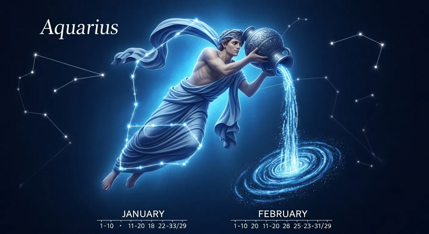 Водолей по дате рождения — натальная карта и декады